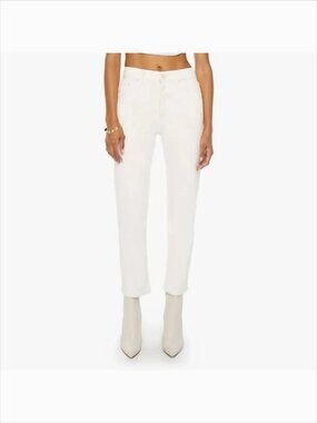 MOTHER Denim The Tomcat Ankle Cream Puffs *32*